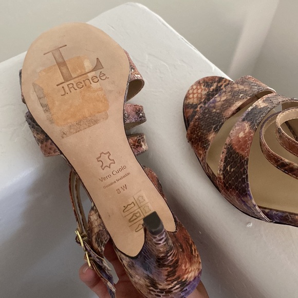 J.Renee Luxe snakeskin heels - Picture 5 of 6